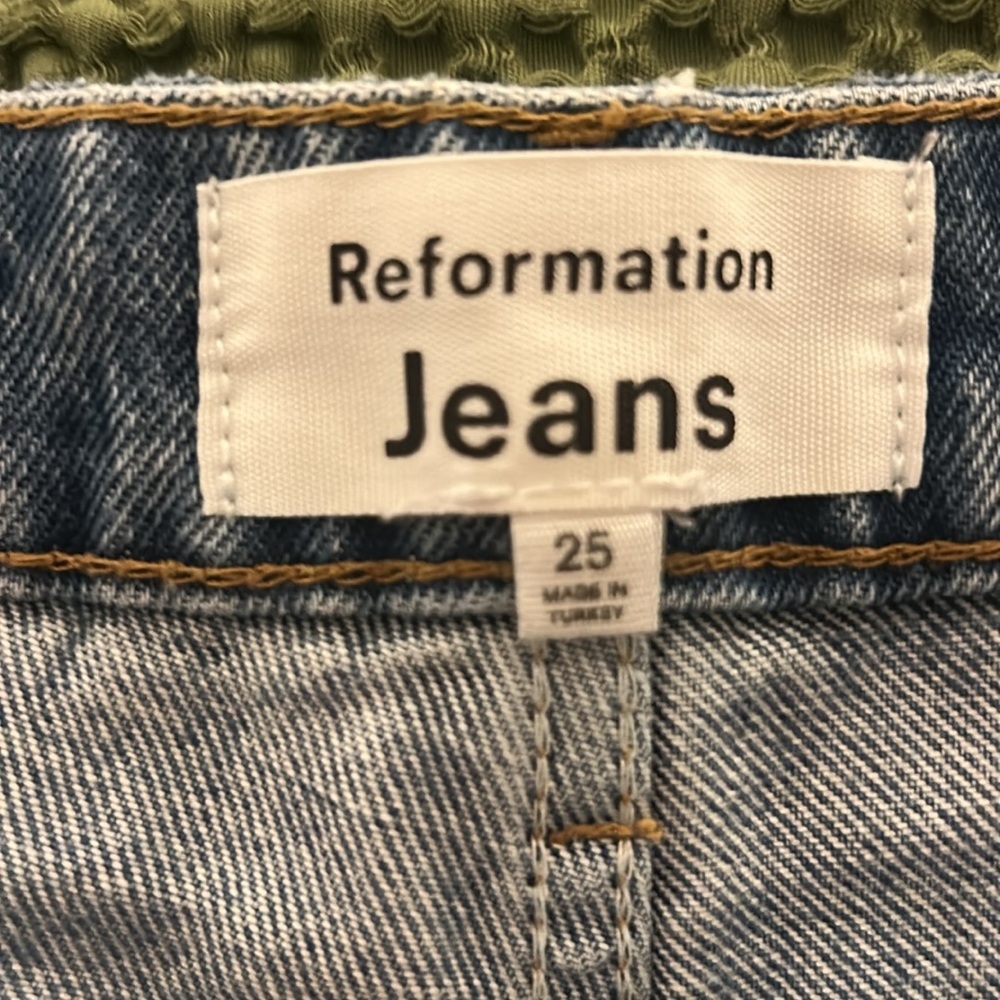 Reformation Studded Wide-Leg Jeans - Picture 6 of 7